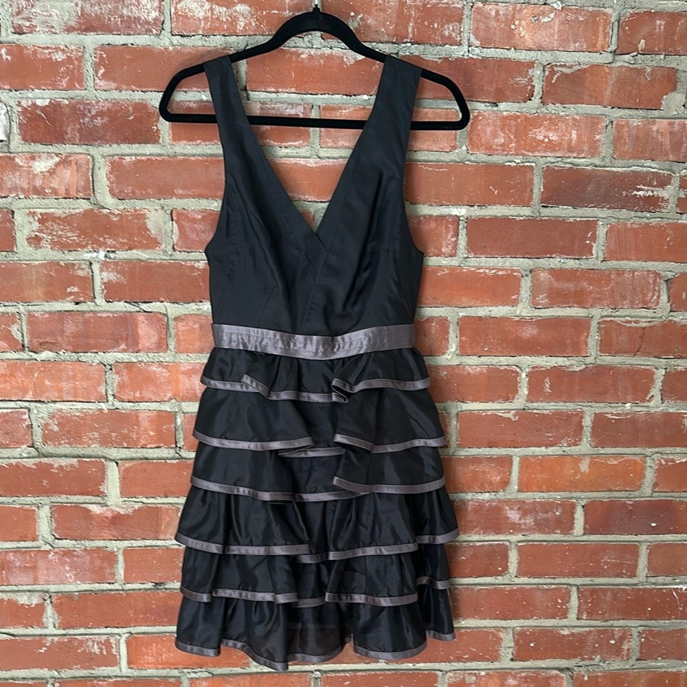 Meghan LA Black Sleeveless V-Neck Mini Sundress